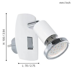 Eglo 92925 - Lampada LED con spina integrata MINI 4 1xGU10-LED/3W/230V