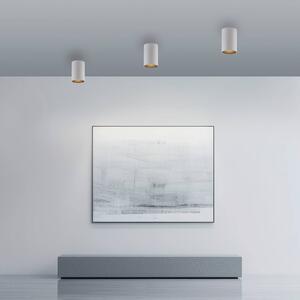 PURE Plafoniera Point, dimmerabile, Bianco / Opale, Bagno, Metallo, Moderno, Plafoniera