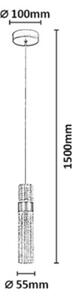 Rabalux 72186 - Lampada a sospensione LED con cavo ONIXO LED/8W/230V 3000K