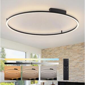 Brilagi - Lampada a LED dimmerabile PORTOFINO LED/85W/230V, diam. 120 cm, nero + telecomando incluso