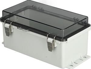 Scatola di giunzione impermeabile del progetto all'aperto ABS plastica IP66 involucro antipolvere Power Electrical Box chiaro
