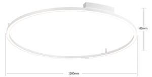 Brilagi - Lampada dimmerabile PORTOFINO LED/85W/230V diam. 120 cm bianca + telecomando