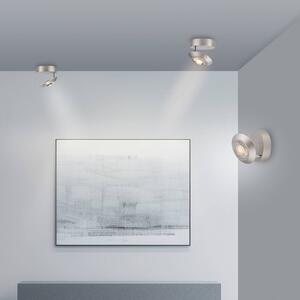 PURE Plafoniera a LED Oculis, dimmerabile, Cromo / Argento, Soggiorno / Sala da pranzo, Moderno, Plafoniera LED