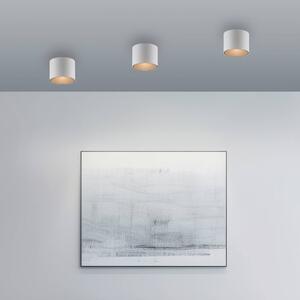 PURE Plafoniera Point, dimmerabile, Bianco / Opale, Bagno, Metallo, Moderno, Plafoniera