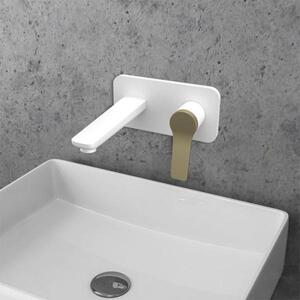 Mitigeur lavabo murale incassabile ANDARE en chrome RAV SLEZAK Finition: Cromo bianco e bronzo