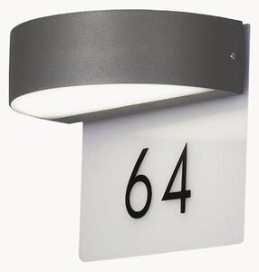 Applique da esterno a LED con numeri civici Monza