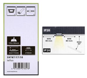 Philips Massive 59787/17/10 - Lampada da incasso TELLUS 2xE27/23W/230V