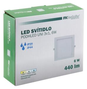 Lampada LED da incasso per bagni LED/6W/230V 3000/4000/6000K IP44
