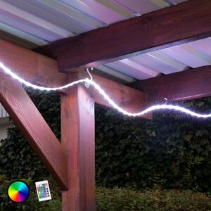 Briloner Strip LED RGB Ora da esterni, telecomando, 500 cm