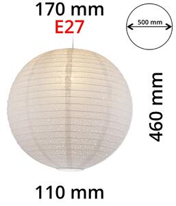 GLOBO 16911 - Paralume VARYS E27 diam. 50 cm