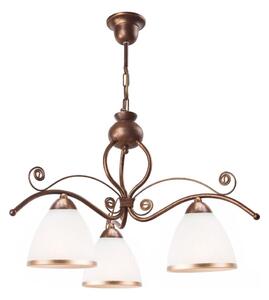 Lampadario a sospensione con catena RETRO II 3xE27/60W/230V