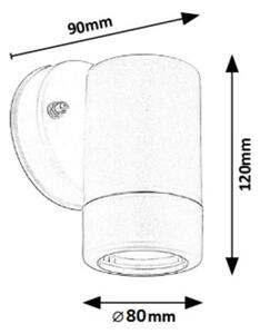 Rabalux 8832 - Applique da esterno MEDINA 1xGU10/10W/230V IP44