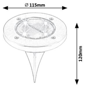 Rabalux 7975 - Lampada solare LED esterna con sensore LED/0,24W/1xAA IP44