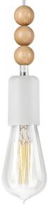 Lampadario a cavo SIMON 1xE27/60W/230V bianco