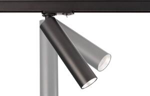 Deko-Light Faretto LED su binario Slim monofase, nero, alluminio, 5 W, 2.700 K 1-Phasen, dimmerabile, Nero, Soggiorno / Sala da pranzo, Alluminio, Moderno, Lampada a binario