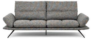 Divano Nexus Tessuto Bouclè Melange Multicolor - Schienali Mobili, Braccioli Ripiegabili