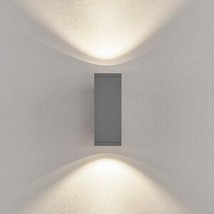Deko-Light Applique da esterni a LED ShoreLine Pro Square, dimmerabile, Alluminio / Grigio / Zincato, Alluminio, Moderno, Applique LED da esterni