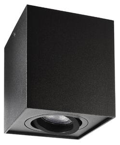 Deko-Light Faretto da soffitto Bengala angolare, nero, alluminio, GU10, orientabile Bengala, dimmerabile, Nero, Soggiorno / Sala da pranzo, Alluminio, Moderno, Faretto alogeno