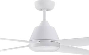 Beacon Lighting Ventilatore da soffitto Beacon LED Aria bianco silenzioso 122 cm