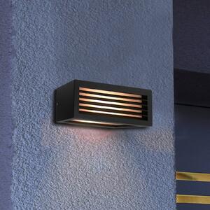 Deko-Light Applique da esterni Rilongo, dimmerabile, Nero, Alluminio, Moderno, Applique da esterni