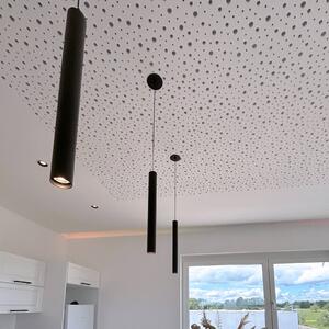 Deko-Light Lampada LED a sospensione Slim, nera, alluminio, 2.700 K dimmerabile, Nero, Soggiorno / Sala da pranzo, Alluminio, Moderno