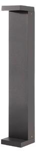 Deko-Light Lampioncino LED Lerna, altezza 60 cm, alluminio, grigio scuro, CCT Lerna, Nero, Alluminio, Moderno, Lampada LED da esterni
