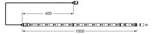 Osram - Striscia LED SMART+ FLEX RGB+TW dimmerabile 1m LED/3,4W/230V 2700-6500K Wi-Fi