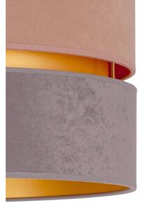 Duolla - Lampadario a sospensione con filo DUO 1xE27/15W/230V diametro 40 cm beige-grigio