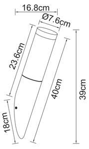Globo 3157A - Applique da esterno BOSTON 1xE27/60W/230V