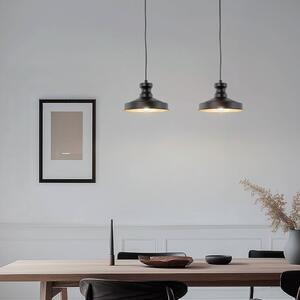 Lampada a sospensione Berceste Opviq, dimmerabile, Nero, Soggiorno / Sala da pranzo, Metallo, Moderno, Lampada a sospensione