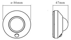 Osram - Lampada LED orientativa con sensore NIGHTLUX LED/2W/3xAA
