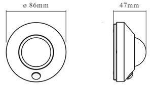 Osram - Luce notturna LED con sensore NIGHTLUX LED/2W/3xAA