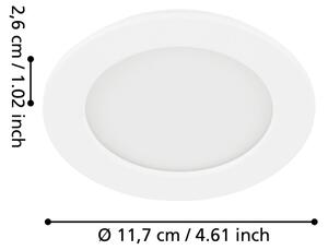 Eglo 99148 - Plafoniera da incasso LED FUEVA 5 LED/5,5W/230V