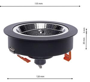 Lampada da incasso REDONDO 1xAR111 - GU10/25W/230V