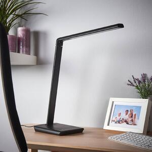Lindby Kuno - lampada da tavolo LED con porta USB