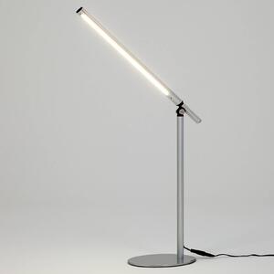Lindby Lampada LED da tavolo Kolja in grigio argento