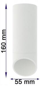 Plafoniera VALDA 1xGU10/60W/230V bianca