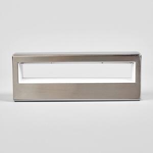 Lindby Patrica - applique LED da esterni in acciaio inox