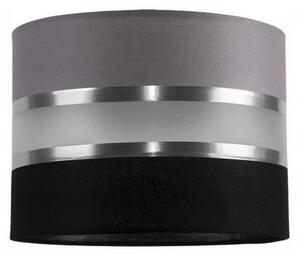 Lampadario a sospensione con filo CORAL 3xE27/60W/230V nero-grigio