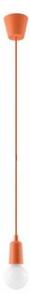 Lampadario su filo DIEGO 1xE27/60W/230V arancione