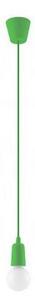 Lampadario su filo DIEGO 1xE27/60W/230V verde