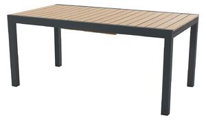 Tavolo da pranzo giardino allun. Alluminio e polywood L.170/230cm Naturale chiaro Antracite - MACILA di MYLIA