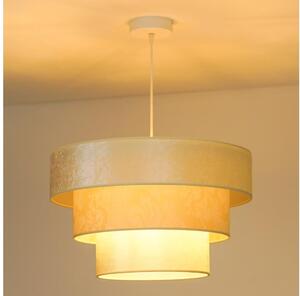 Duolla - Lampadario a sospensione con filo LUNETA 1xE27/40W/230V diametro 45 cm color crema