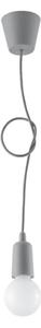 Lampadario su catena DIEGO 1xE27/60W/230V grigio