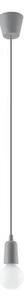 Lampadario su catena DIEGO 1xE27/60W/230V grigio
