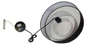 Lindby Coria lampada sospensione, nero e grigio