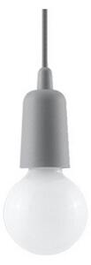 Lampadario su catena DIEGO 1xE27/60W/230V grigio