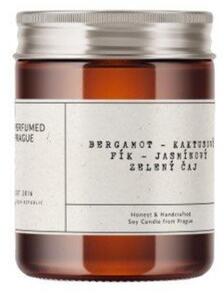 Candela in cera di soia profumata tempo di combustione 40 h #46 Bergamot, Jasmine, Opuncia – Perfumed Prague