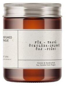 Candela in cera di soia profumata tempo di combustione 40 h #44 Chocolate, Fig, Musk – Perfumed Prague