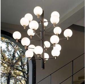 Ideal Lux - Lampadario LED a sospensione con filo COPERNICO 20xG9/3W/230V diametro 86 cm nero